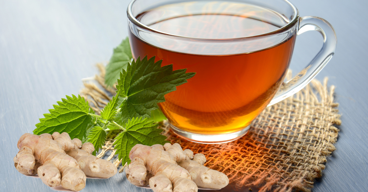 chá de gengibre